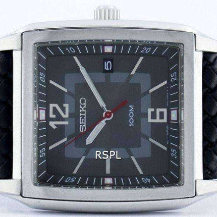 Orologio da uomo SGED79 SGED79P1 SGED79P di forma quadrata al quarzo Seiko
