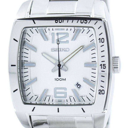 Orologio da uomo SGEE17 SGEE17P1 SGEE17P di forma quadrata al quarzo Seiko