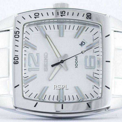 Orologio da uomo SGEE17 SGEE17P1 SGEE17P di forma quadrata al quarzo Seiko