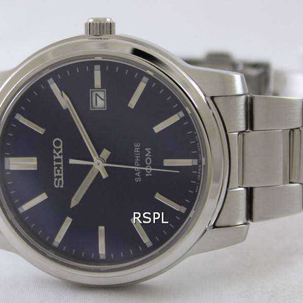Orologio da uomo Seiko Quartz Sapphire Blue Dial SGEH03P1 SGEH03P