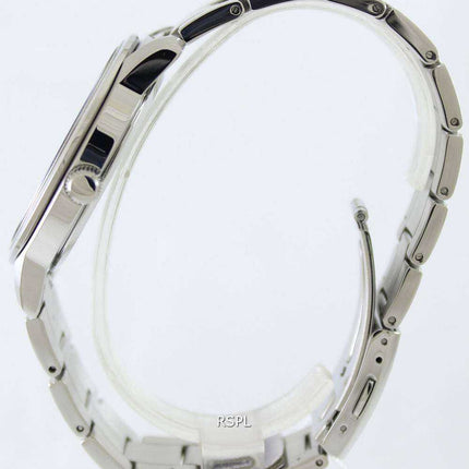 Seiko Quartz Sapphire Black Dial SGEH05 SGEH05P1 SGEH05P Orologio da uomo