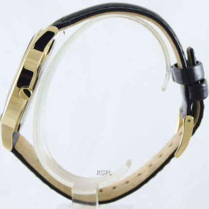 Orologio da uomo quadrante nero SGEH14P1 SGEH14P con quadrante nero al quarzo Seiko Montre