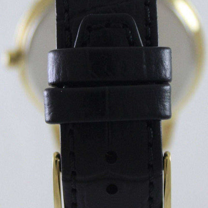 Orologio da uomo quadrante nero SGEH14P1 SGEH14P con quadrante nero al quarzo Seiko Montre