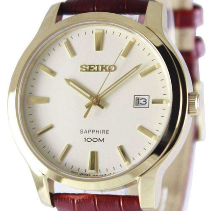 Orologio da uomo Seiko Neo Classic Quartz Sapphire 100M SGEH44 SGEH44P1 SGEH44P