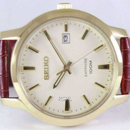 Orologio da uomo Seiko Neo Classic Quartz Sapphire 100M SGEH44 SGEH44P1 SGEH44P
