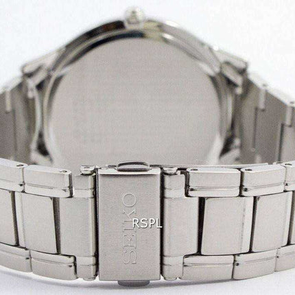 Orologio da uomo SGEH51 SGEH51P1 SGEH51P con quadrante in argento e vetro zaffiro quarzo Seiko