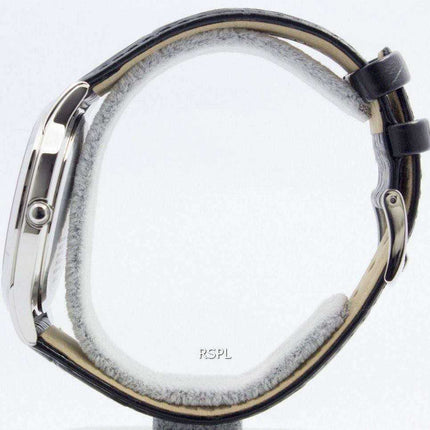 Orologio da uomo SGEH53P2 quadrante nero in vetro zaffiro quarzo Seiko