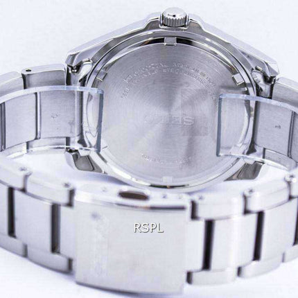 Orologio da uomo SGEH61 SGEH61P1 SGEH61P con quadrante blu in vetro zaffiro Seiko al quarzo