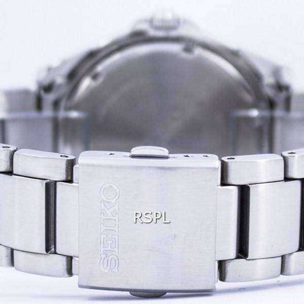 Orologio da uomo SGEH63 SGEH63P1 SGEH63P con quadrante nero in vetro zaffiro Seiko al quarzo