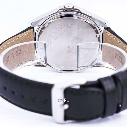 Orologio da uomo SGEH65 SGEH65P1 SGEH65P con quadrante nero in vetro zaffiro quarzo Seiko