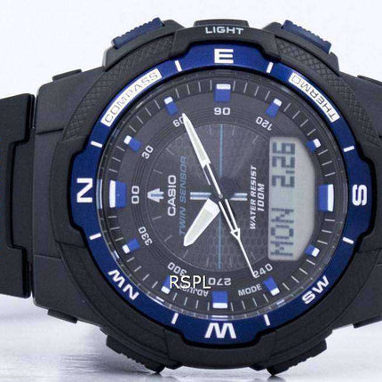 Orologio da uomo Casio OutGear Twin Sensor World Time SGW-500H-2BV SGW500H-2BV