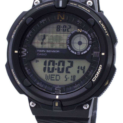 Orologio da uomo Casio Outdoor SGW-600H-9A SGW600H-9A con doppio sensore al quarzo digitale