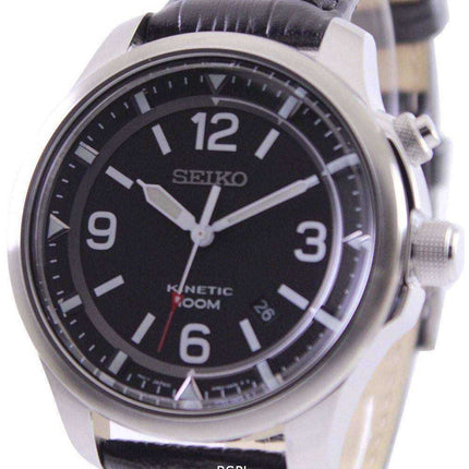 Orologio da uomo Seiko Neo sportivo cinetico 100M quadrante nero SKA689 SKA689P1 SKA689P