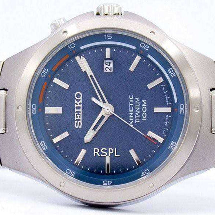 Seiko Kinetic Titanium Power Reserve SKA711 SKA711P1 SKA711P Orologio da uomo