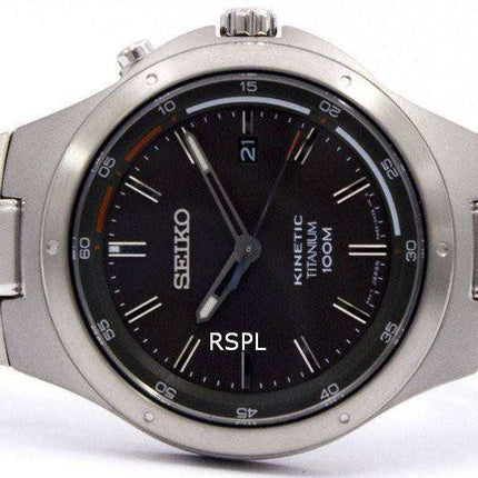 Seiko Kinetic Titanium Power Reserve SKA713 SKA713P1 SKA713P Orologio da uomo