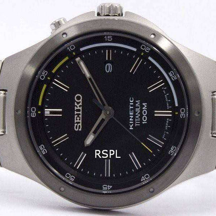 Seiko Kinetic Titanium Power Reserve SKA715 SKA715P1 SKA715P Orologio da uomo