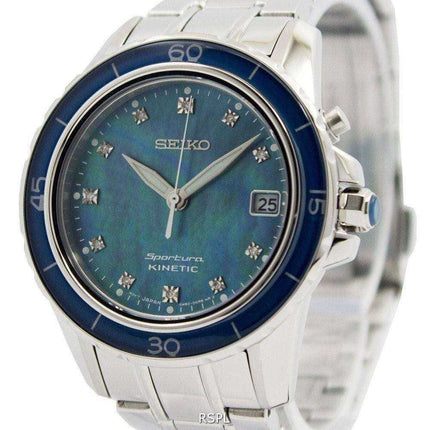 Seiko Sportura quadrante con diamanti cinetici Indici SKA873 SKA873P1 SKA873P - Orologio da donna