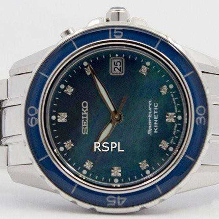 Seiko Sportura quadrante con diamanti cinetici Indici SKA873 SKA873P1 SKA873P - Orologio da donna