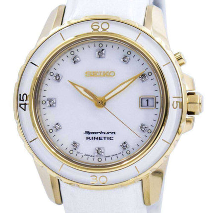 Seiko Sportura Kinetic Diamond Accent SKA876 SKA876P1 SKA876P Orologio da donna