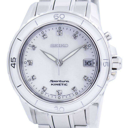 Seiko Sportura Kinetic Diamond Accent SKA881 SKA881P1 SKA881P Orologio da donna