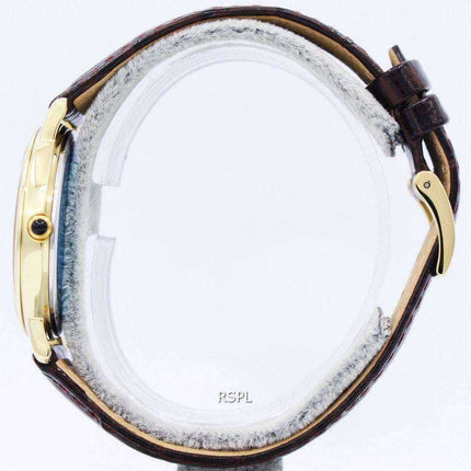 Cinturino in pelle marrone al quarzo Seiko SKK648 SKK648P1 SKK648P - Orologio da uomo