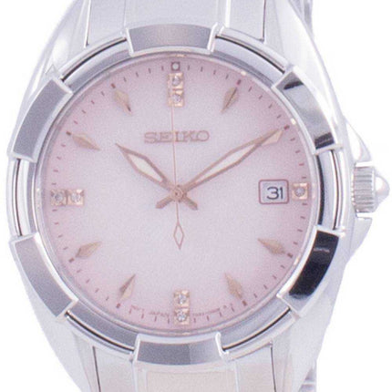 Seiko Discover More Diamond Accents Quartz SKK725 SKK725P1 SKK725P 100M Orologio da donna