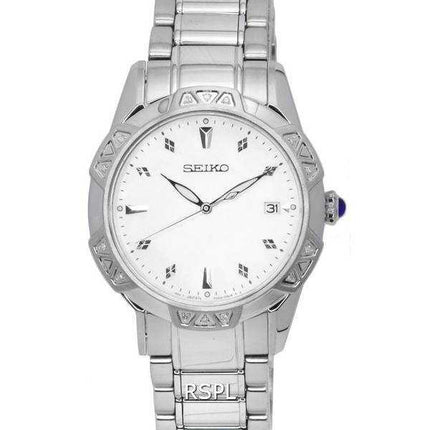 Orologio da donna Seiko Diamonds concettuale in madreperla con quadrante al quarzo SKK727 SKK727P1 SKK727P 100M