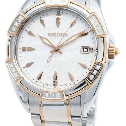 Seiko Conceptual SKK878P SKK878P1 SKK878 Orologio da donna al quarzo con accenti di diamante