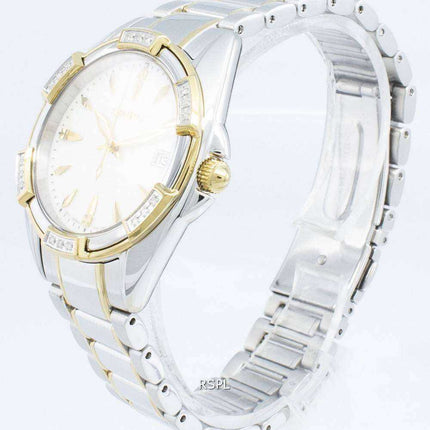 Seiko Classic SKK880P SKK880P1 SKK880 Orologio da donna al quarzo con accenti di diamante