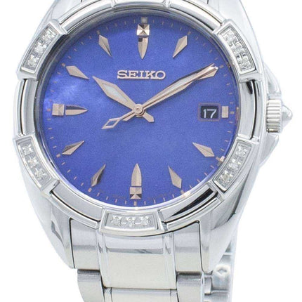 Orologio da donna Seiko Classic SKK881P SKK881P1 SKK881 Diamond Accents al quarzo