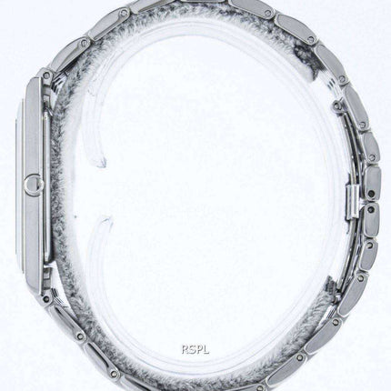 Orologio da uomo Seiko alla moda analogico al quarzo rettangolare SKP357 SKP357P1 SKP357P