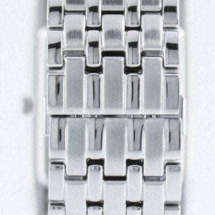 Orologio da uomo Seiko alla moda analogico al quarzo rettangolare SKP357 SKP357P1 SKP357P