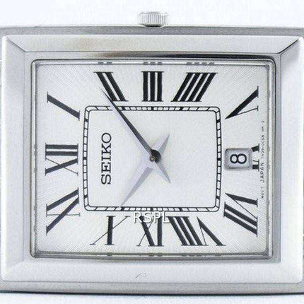 Orologio da uomo Seiko alla moda analogico al quarzo rettangolare SKP357 SKP357P1 SKP357P