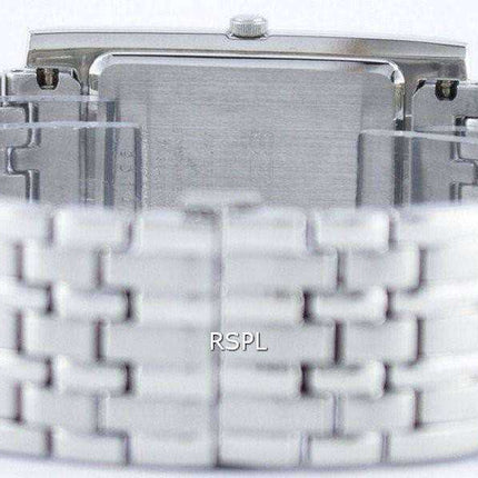 Orologio da uomo Seiko alla moda analogico al quarzo rettangolare SKP357 SKP357P1 SKP357P