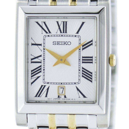 Orologio da uomo Seiko alla moda analogico al quarzo rettangolare SKP359 SKP359P1 SKP359P