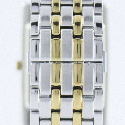 Orologio da uomo Seiko alla moda analogico al quarzo rettangolare SKP359 SKP359P1 SKP359P