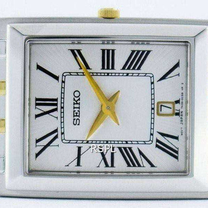 Orologio da uomo Seiko alla moda analogico al quarzo rettangolare SKP359 SKP359P1 SKP359P