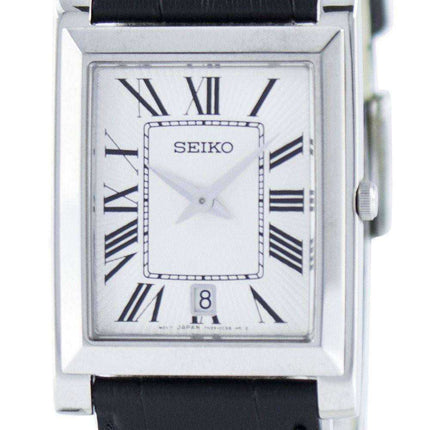Orologio da uomo Seiko alla moda analogico al quarzo rettangolare SKP361 SKP361P1 SKP361P