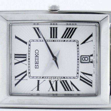 Orologio da uomo Seiko alla moda analogico al quarzo rettangolare SKP361 SKP361P1 SKP361P
