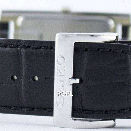 Orologio da uomo Seiko alla moda analogico al quarzo rettangolare SKP361 SKP361P1 SKP361P