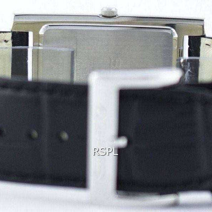 Orologio da uomo Seiko alla moda analogico al quarzo rettangolare SKP361 SKP361P1 SKP361P