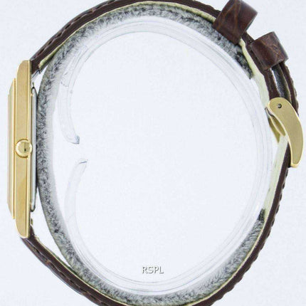 Orologio da uomo Seiko alla moda analogico al quarzo rettangolare SKP362 SKP362P1 SKP362P
