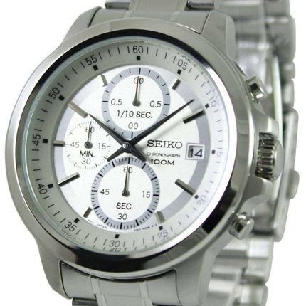 Seiko Cronografo al quarzo tono argento quadrante SKS441 SKS441P1 SKS441P