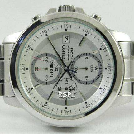 Seiko Cronografo al quarzo tono argento quadrante SKS441 SKS441P1 SKS441P