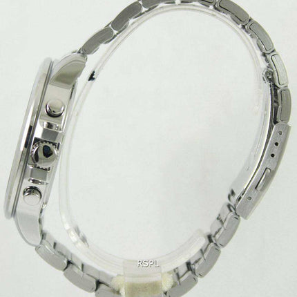 Seiko Cronografo al quarzo quadrante nero SKS445P1 SKS445P SKS445