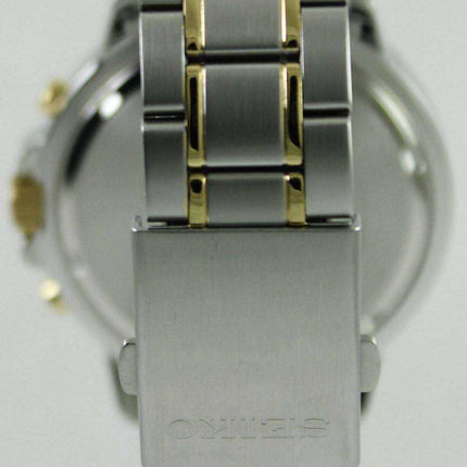Orologio da uomo Seiko Cronografo al quarzo bicolore SKS447 SKS447P1 SKS447P