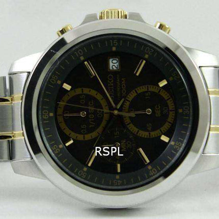 Orologio da uomo Seiko Cronografo al quarzo grigio quadrante SKS449 SKS449P1 SKS449P