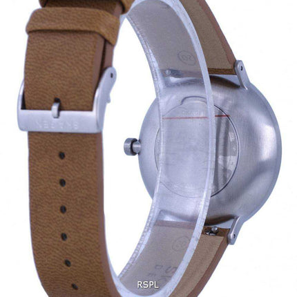 Orologio da uomo Skagen Aaren in pelle con quadrante blu al quarzo SKW1149
