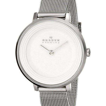 Skagen Ditte Bracciale in acciaio inossidabile con quadrante argentato con cinturino in acciaio SKW2211
