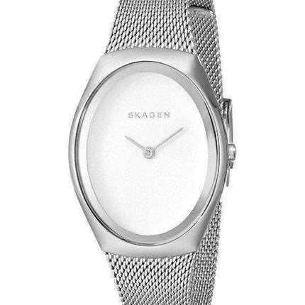 Skagen Madsen opaco quadrante argentato con cinturino in maglia di acciaio inossidabile SKW2297 orologio da donna